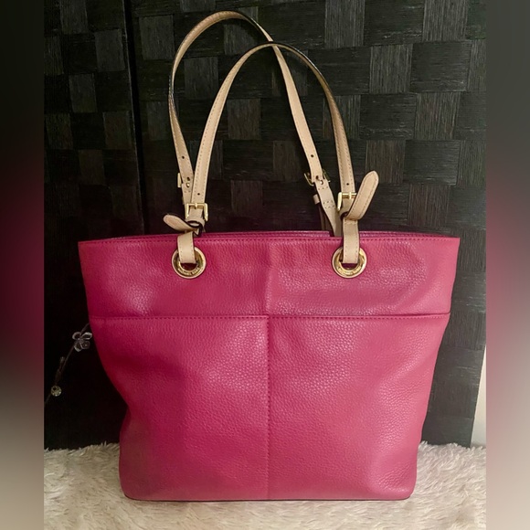 Michael Kors leather berry pink/magenta/fuschia satchel - Picture 4 of 9